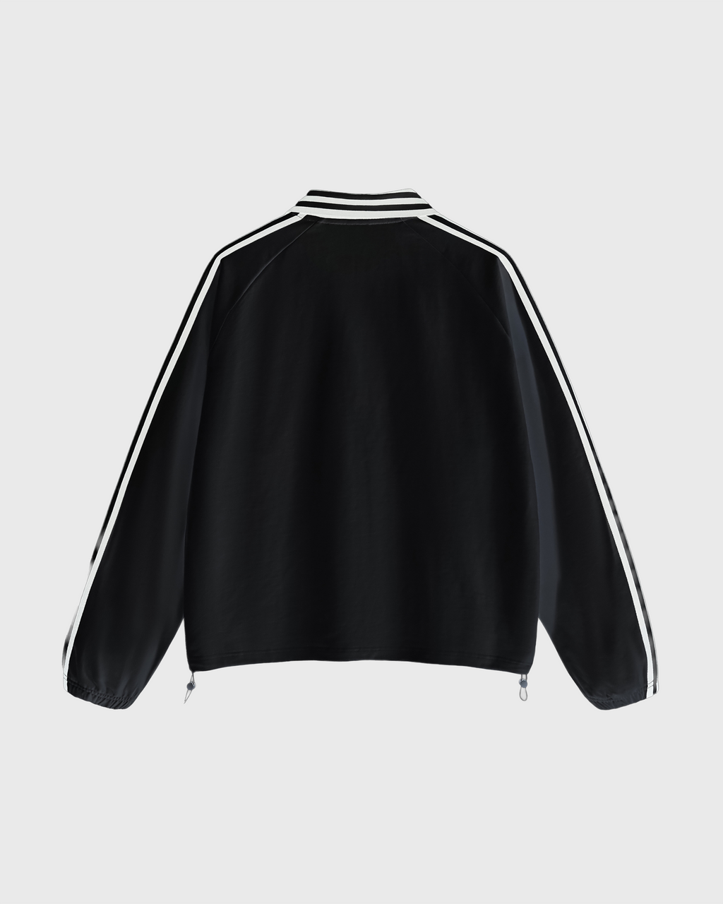 STRIPED POLO SWEATSHIRT