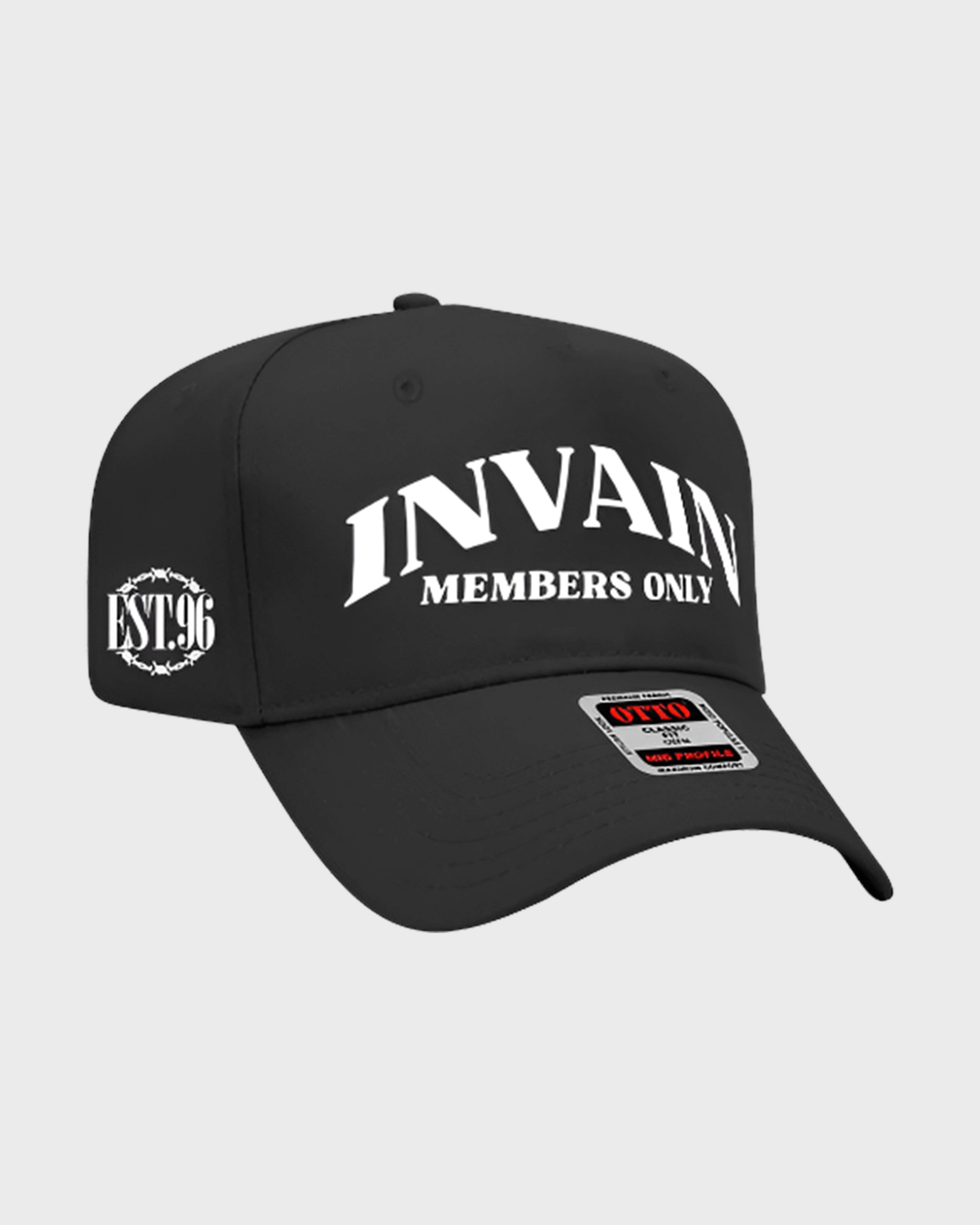 MEMBERS ONLY BLACK HAT