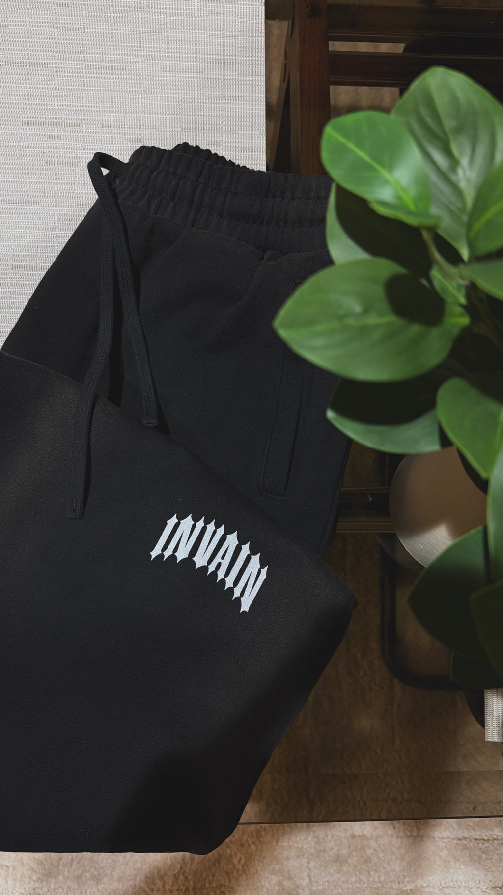 SUN FADE RAW EDGE SWEATPANTS