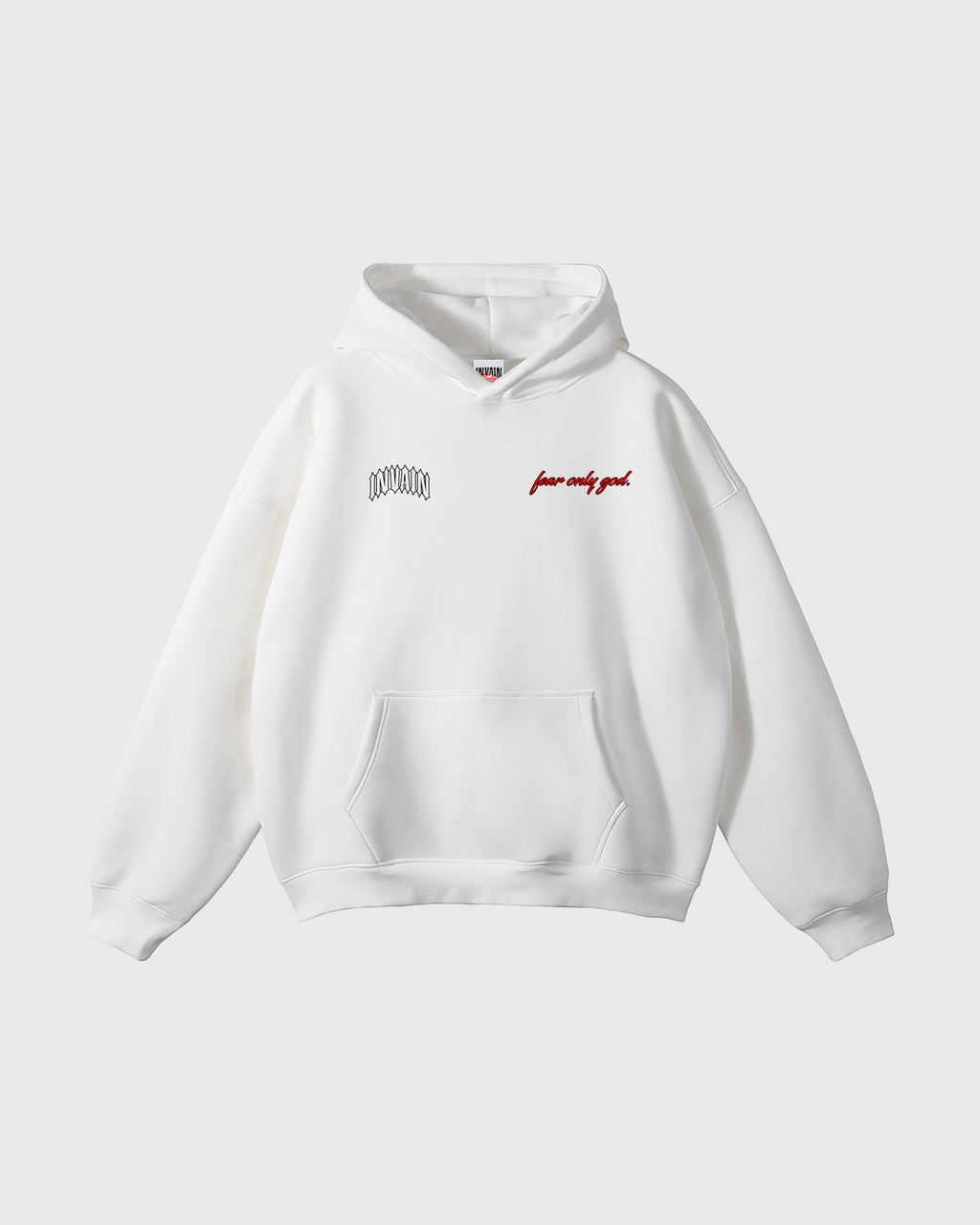 THE LAST ARROW WHITE HOODIE